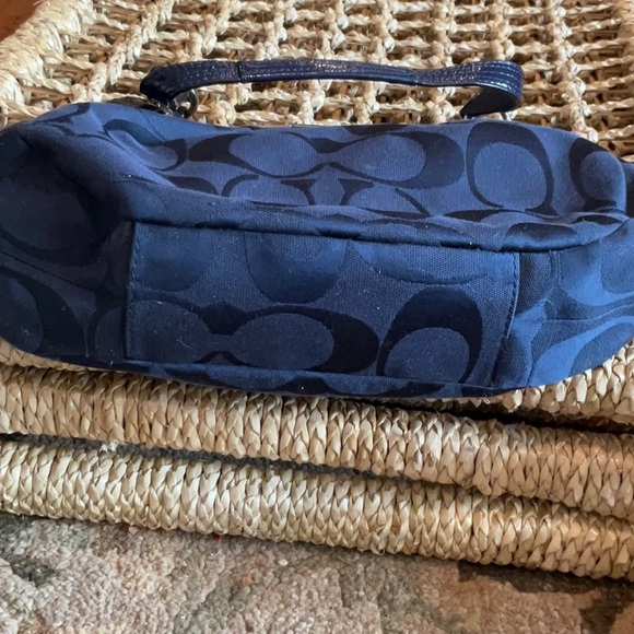 Navy blue Coach purse. - Picture 7 of 7
